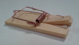 5 x Rattenklem kunststof